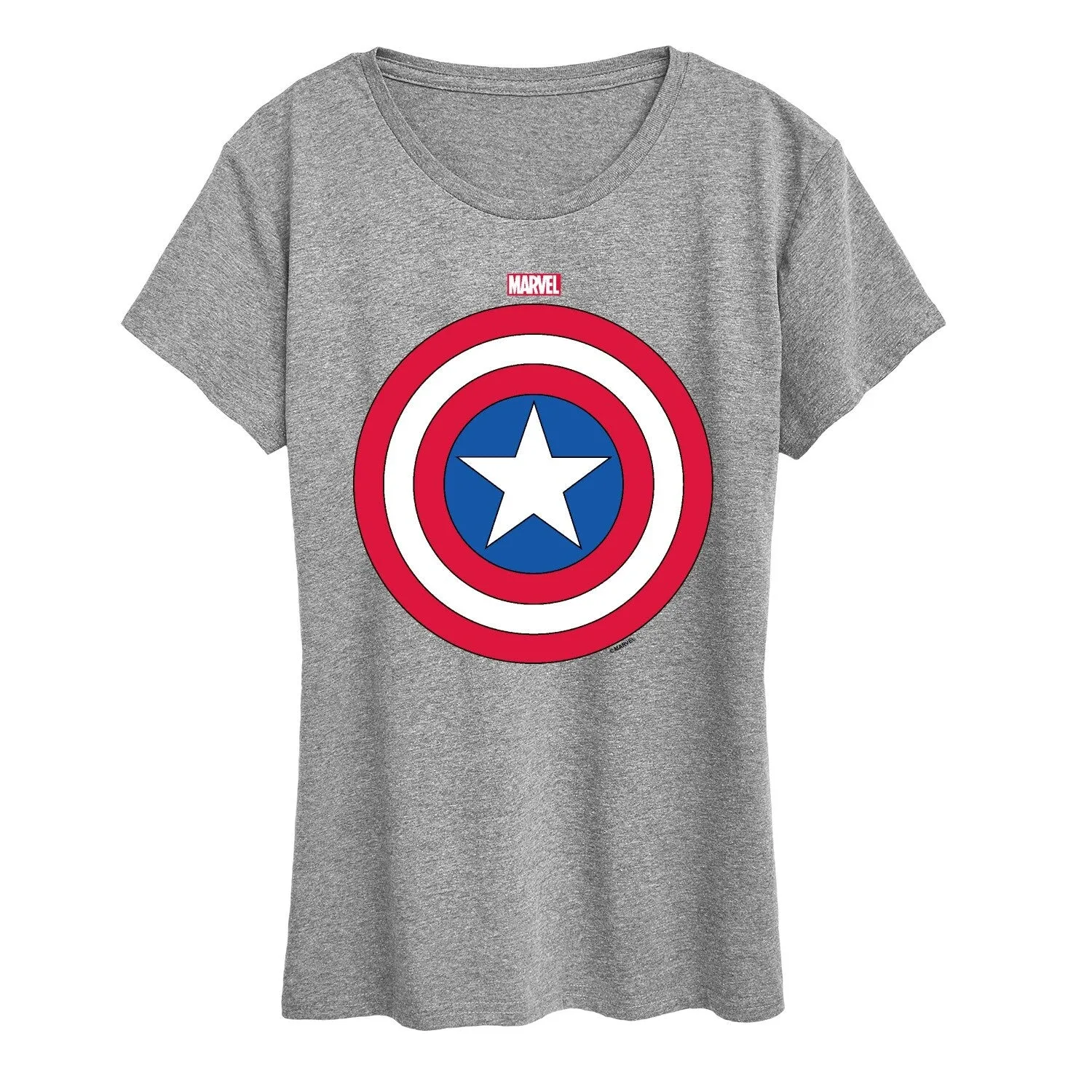 Women's Captain America Logo Shield Short Sleeve Tee sold by Zulily product image thumbnail 3