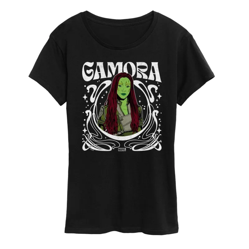 Women's Guardians Of The Galaxy Gamora Art Nouveau Short Sleeve Tee sold by Zulily