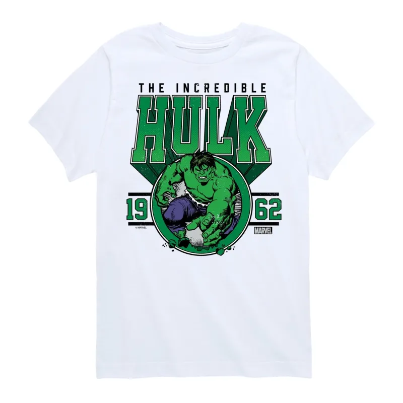 Boys Hulk Collegiate Short Sleeve Tee sold by Zulily