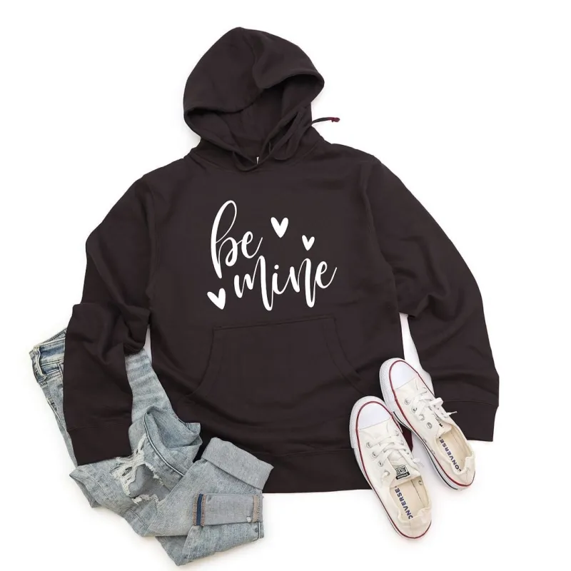 Be Mine Cursive Graphic Hoodie sold by Zulily