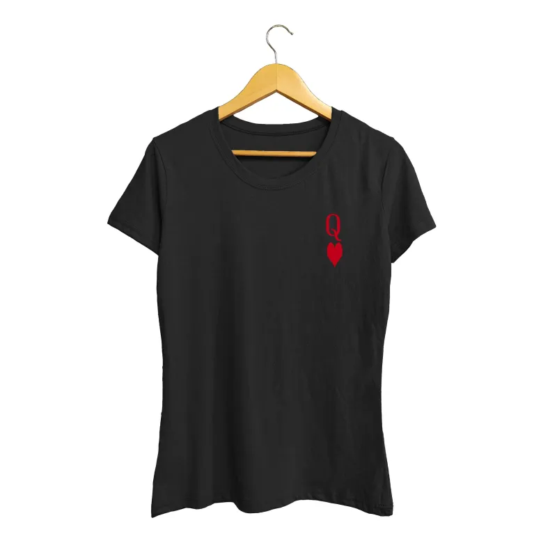 Queen of hearts women's fitted tee sold by Zulily