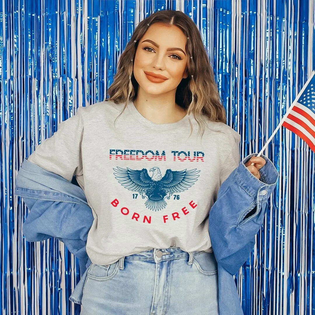 Freedom Tour Eagle Short Sleeve Crewnneck Tee sold by Zulily product image thumbnail 3