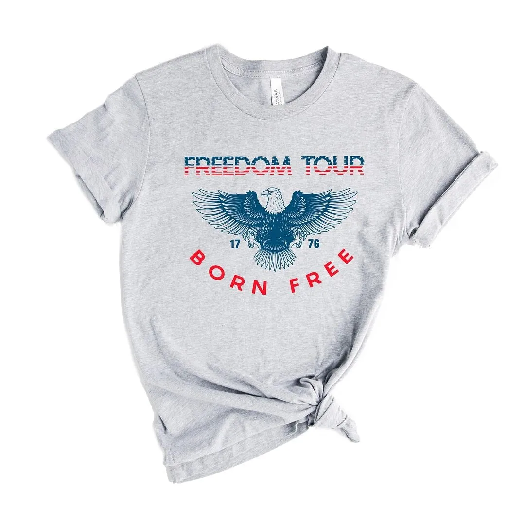 Freedom Tour Eagle Short Sleeve Crewnneck Tee sold by Zulily product image thumbnail 2