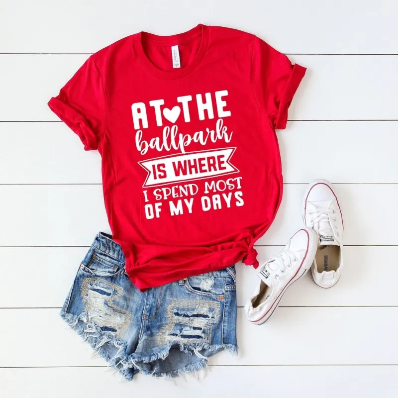 At The Ballpark Short Sleeve Crewnneck Tee sold by Zulily