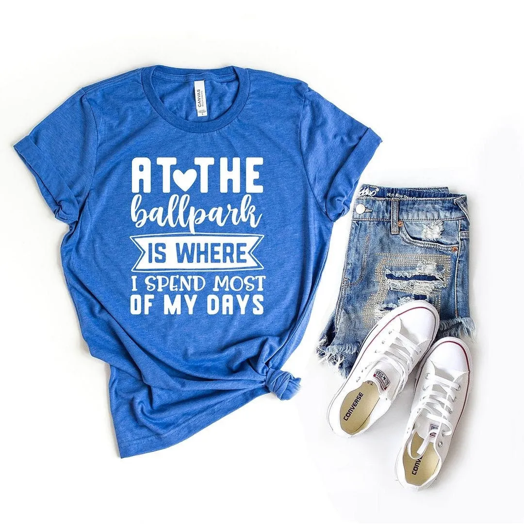 At The Ballpark Short Sleeve Crewnneck Tee sold by Zulily