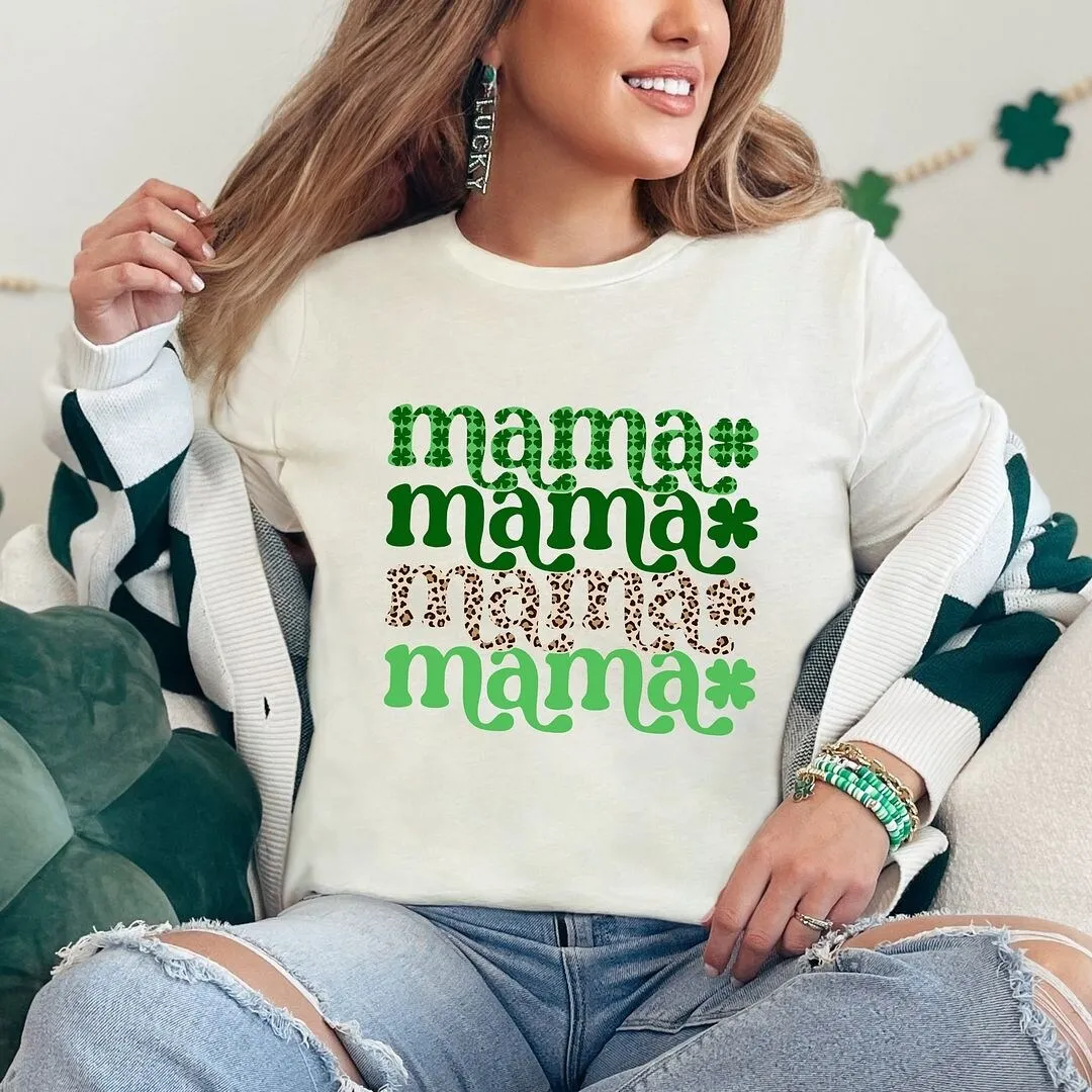 Lucky Mama Plaid And Leopard Stacked Short Sleeve Crewnneck Tee sold by Zulily product image thumbnail 3