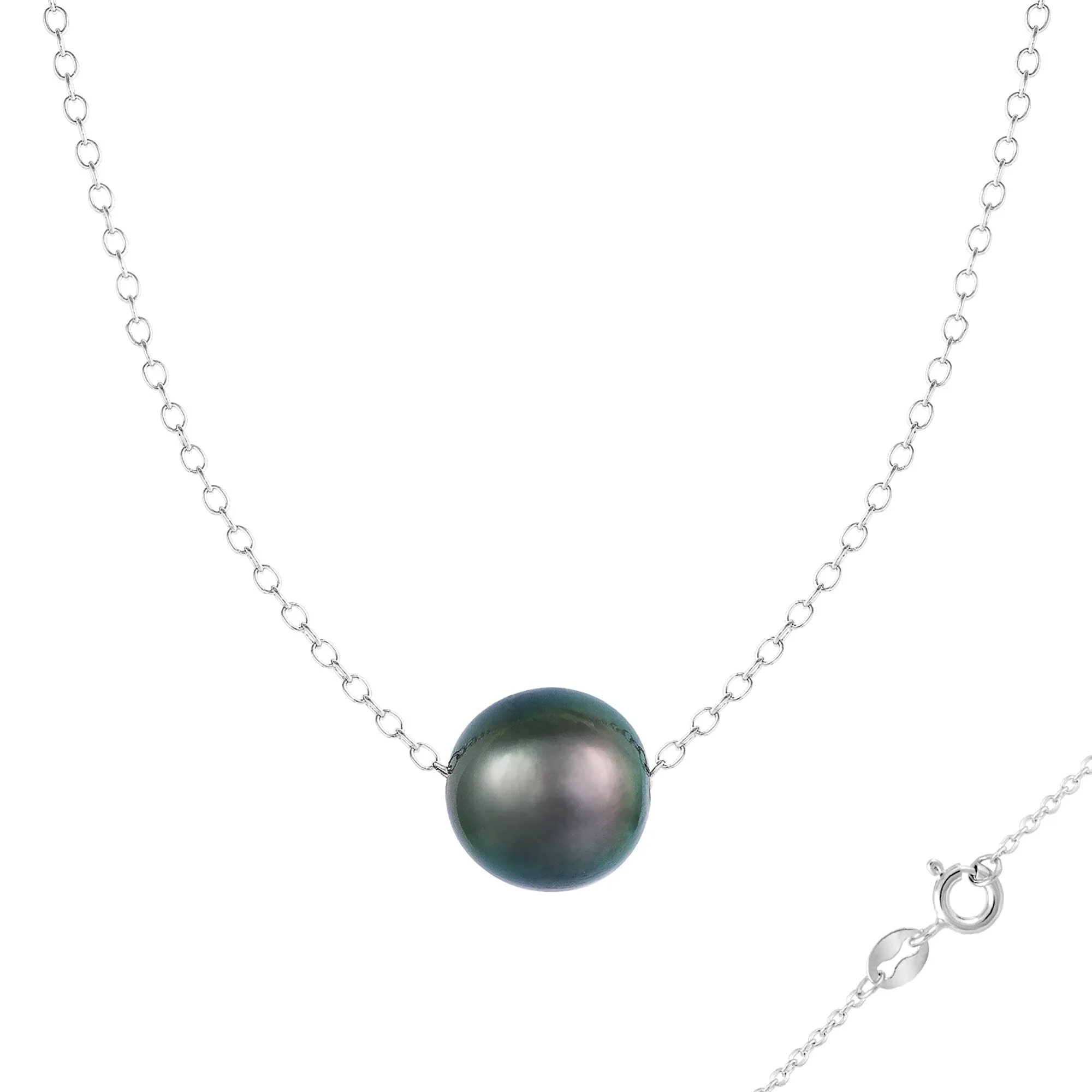 Necklace tahitan pearl sold by Zulily