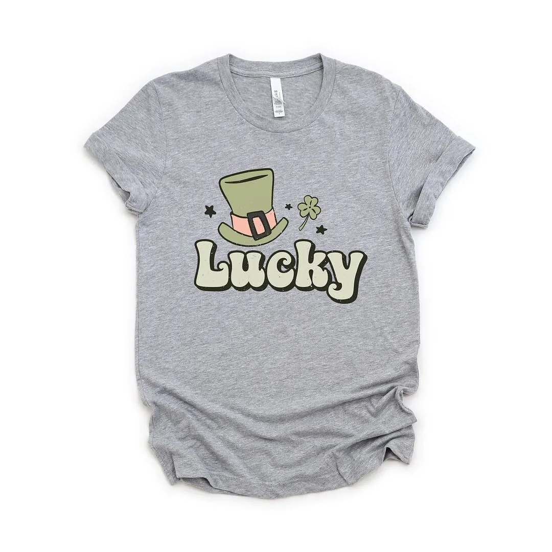 Lucky Hat Short Sleeve Crewnneck Tee sold by Zulily product image thumbnail 2