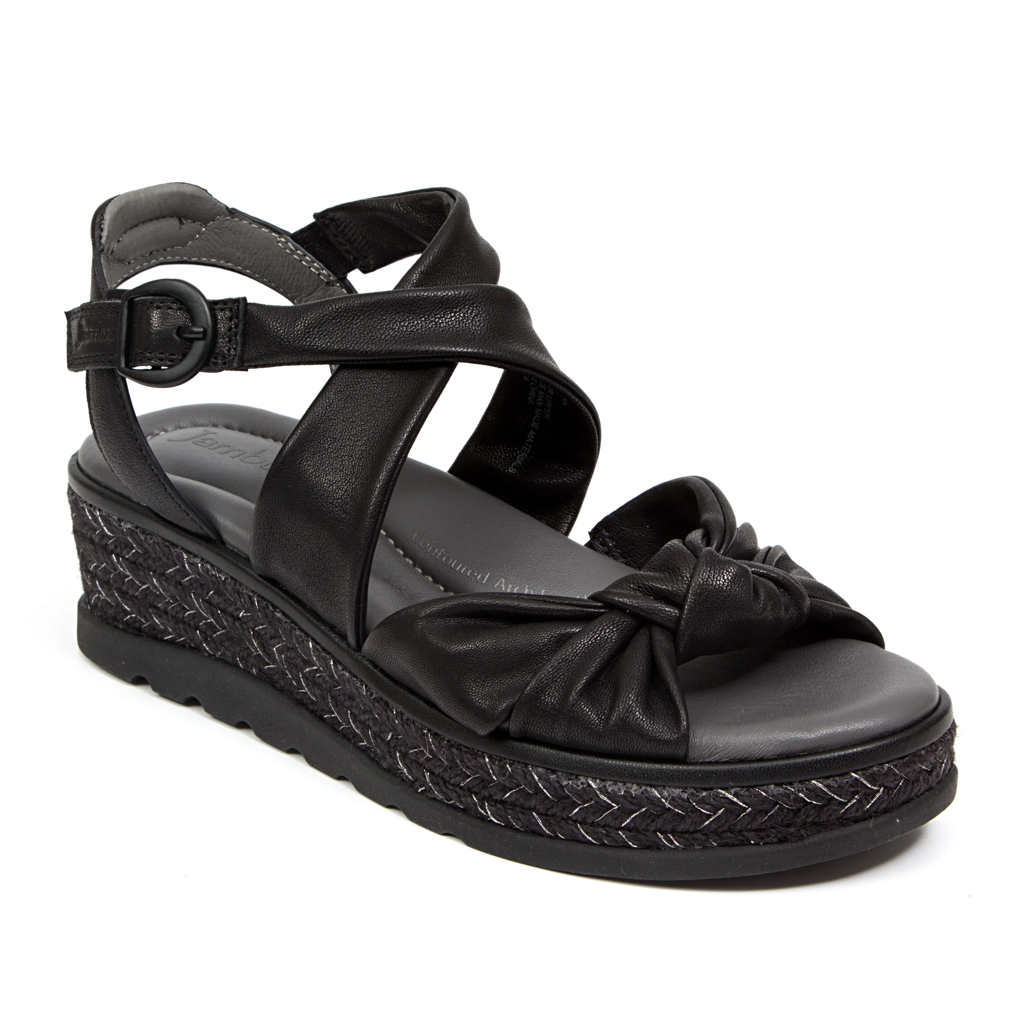 Jambu Diana Leather Platform Wedge Sandals sold by Zulily