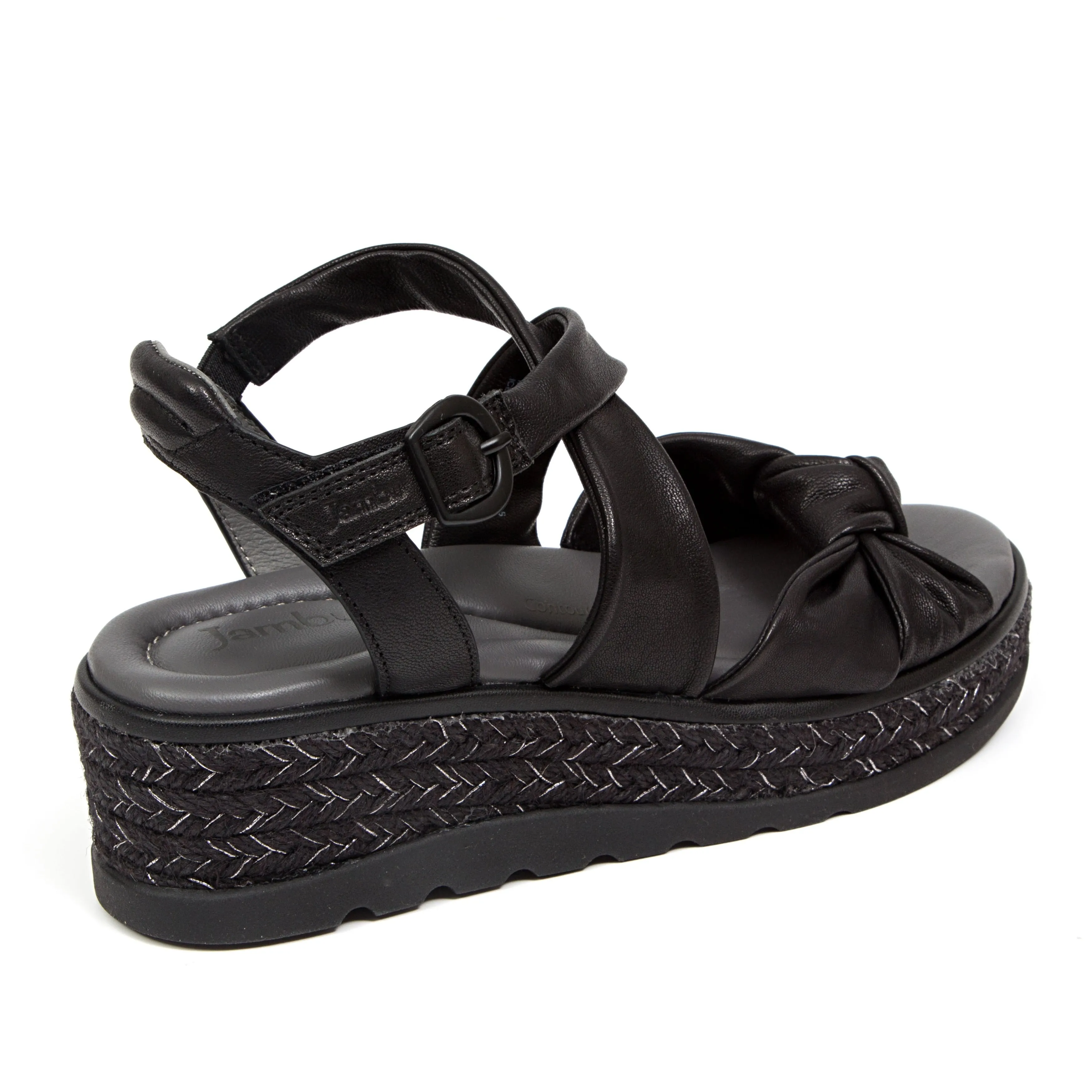 Jambu Diana Leather Platform Wedge Sandals sold by Zulily product image thumbnail 3