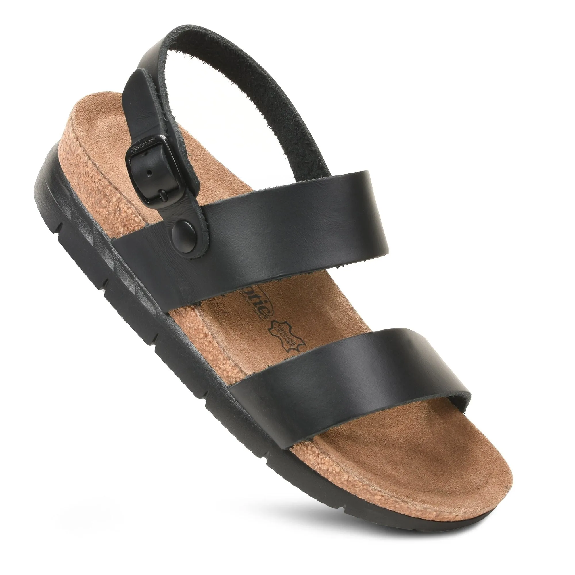 Aerothotic - Tori Casual Non-Slip Comfy Leather Platform Sandals sold by Zulily