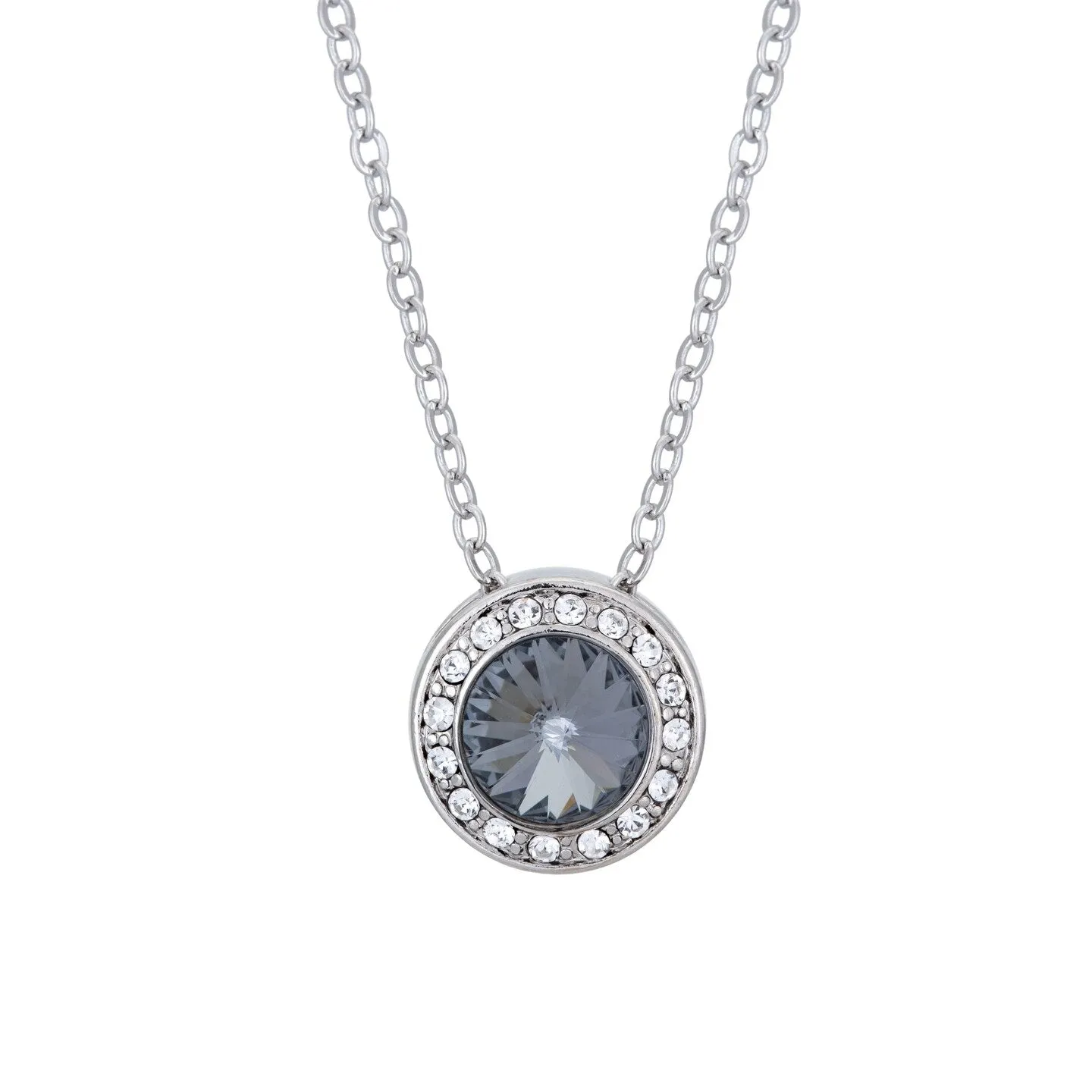 Crystal Pave Halo Pendant Necklace with Swarovski Crystals sold by Zulily product image thumbnail 5