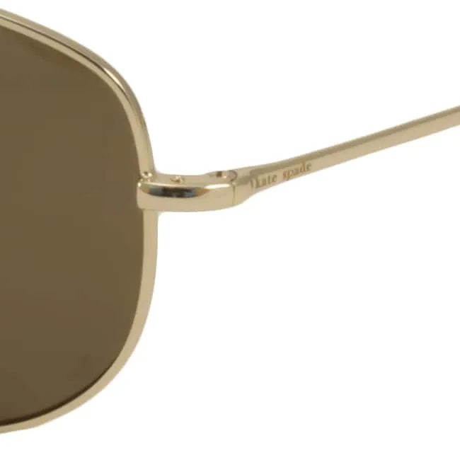 Ally Gold Pilot Women's Metal Polarized Sunglasses sold by Zulily product image thumbnail 5