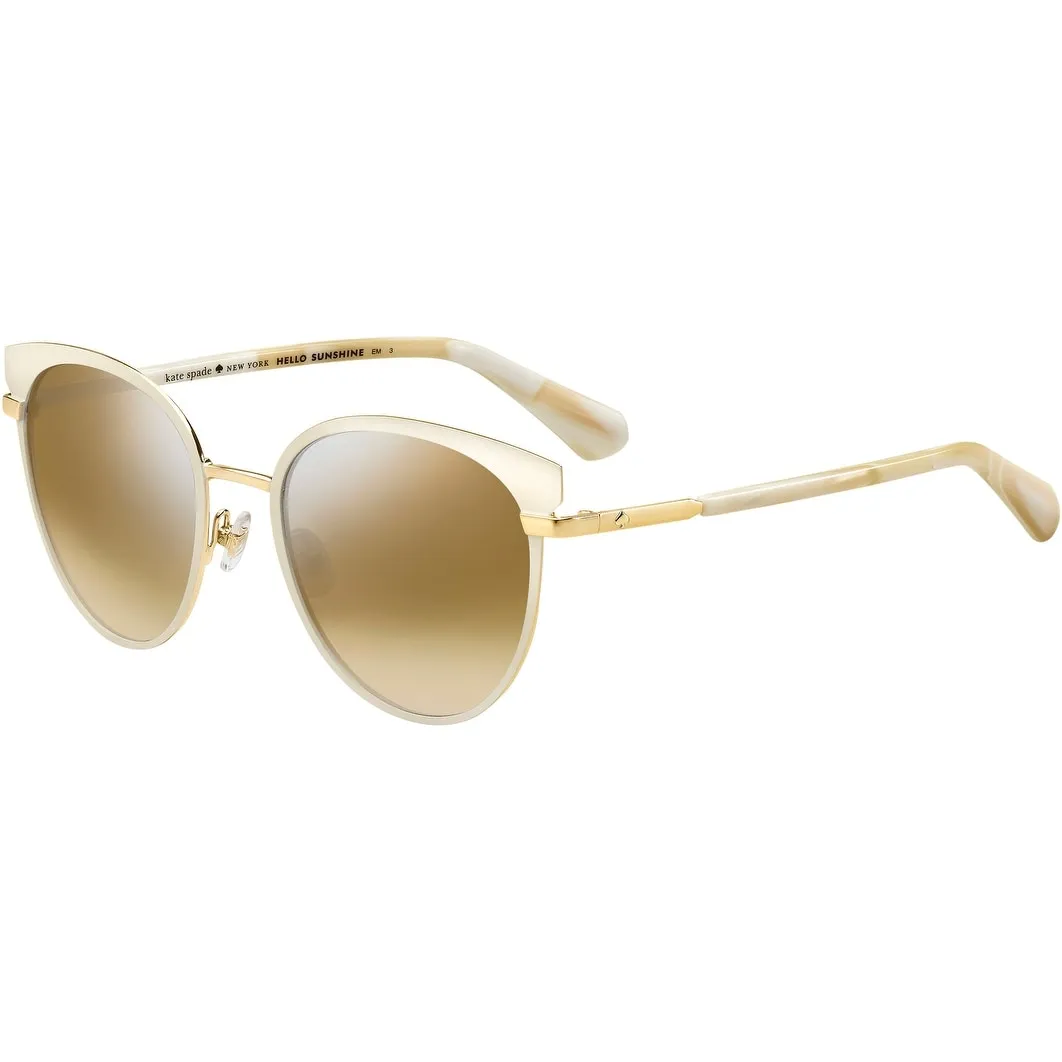 Janalee Nude Women's Round Metal Sunglasses sold by Zulily