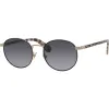 Adelais Black Havana Women's Round Metal Sunglasses sold by Zulily