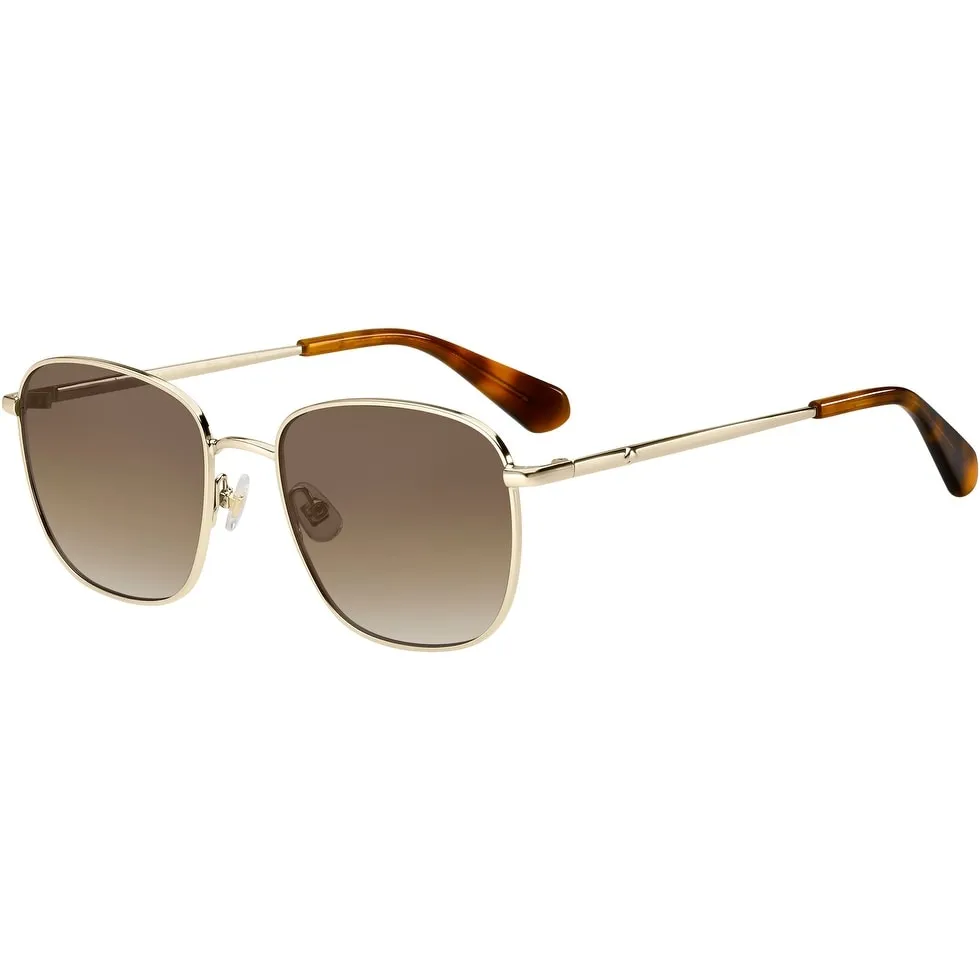 Kiyah Light Gold Havana Women's Square Metal Sunglasses sold by Zulily
