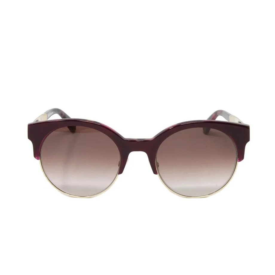 Kaileen Burgundy Havana Women's Round Plastic Sunglasses sold by Zulily product image thumbnail 2