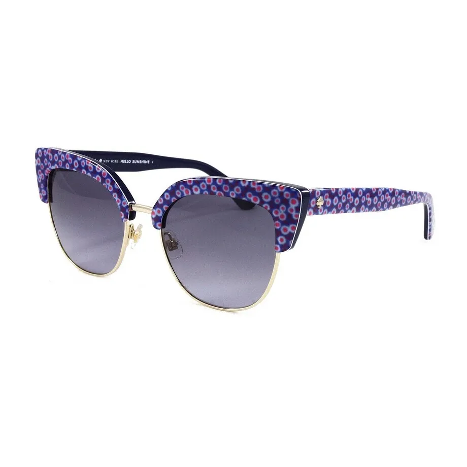 Karri Pattern Blue Women's Cat-eye Plastic sunglasses sold by Zulily