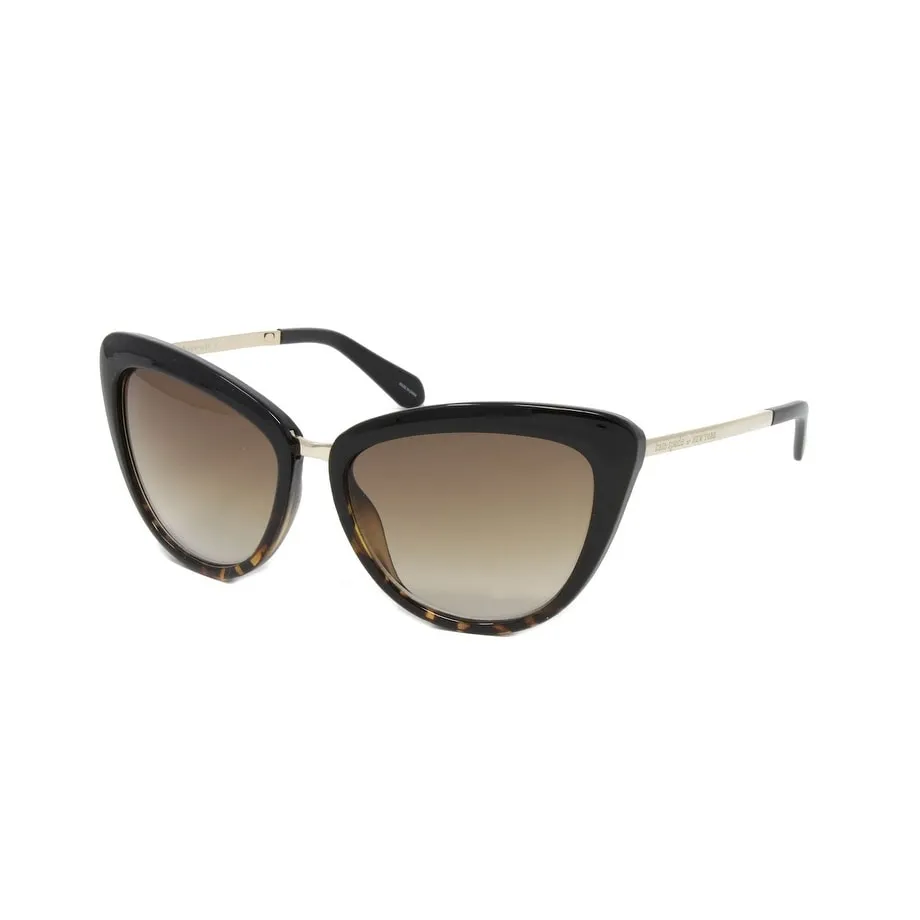 Cissy Black Havana Women's Cat-eye Plastic Sunglasses sold by Zulily