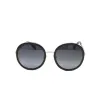 Barletta Black Round Women's Metal Sunglasses sold by Zulily