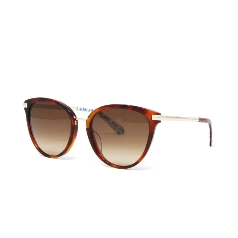Savona Havana Women's Cat-Eye Plastic Sunglasses sold by Zulily