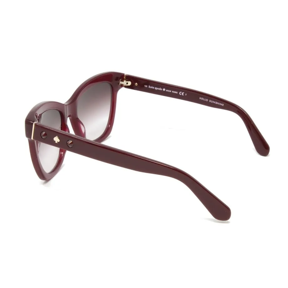 Krissy Burgundy Women's Cat-eye Plastic Sunglasses sold by Zulily product image thumbnail 3