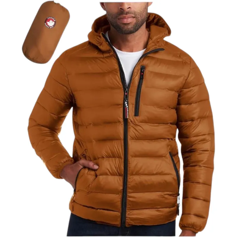 Men's Lightweight Packable Bubble Coat sold by Zulily