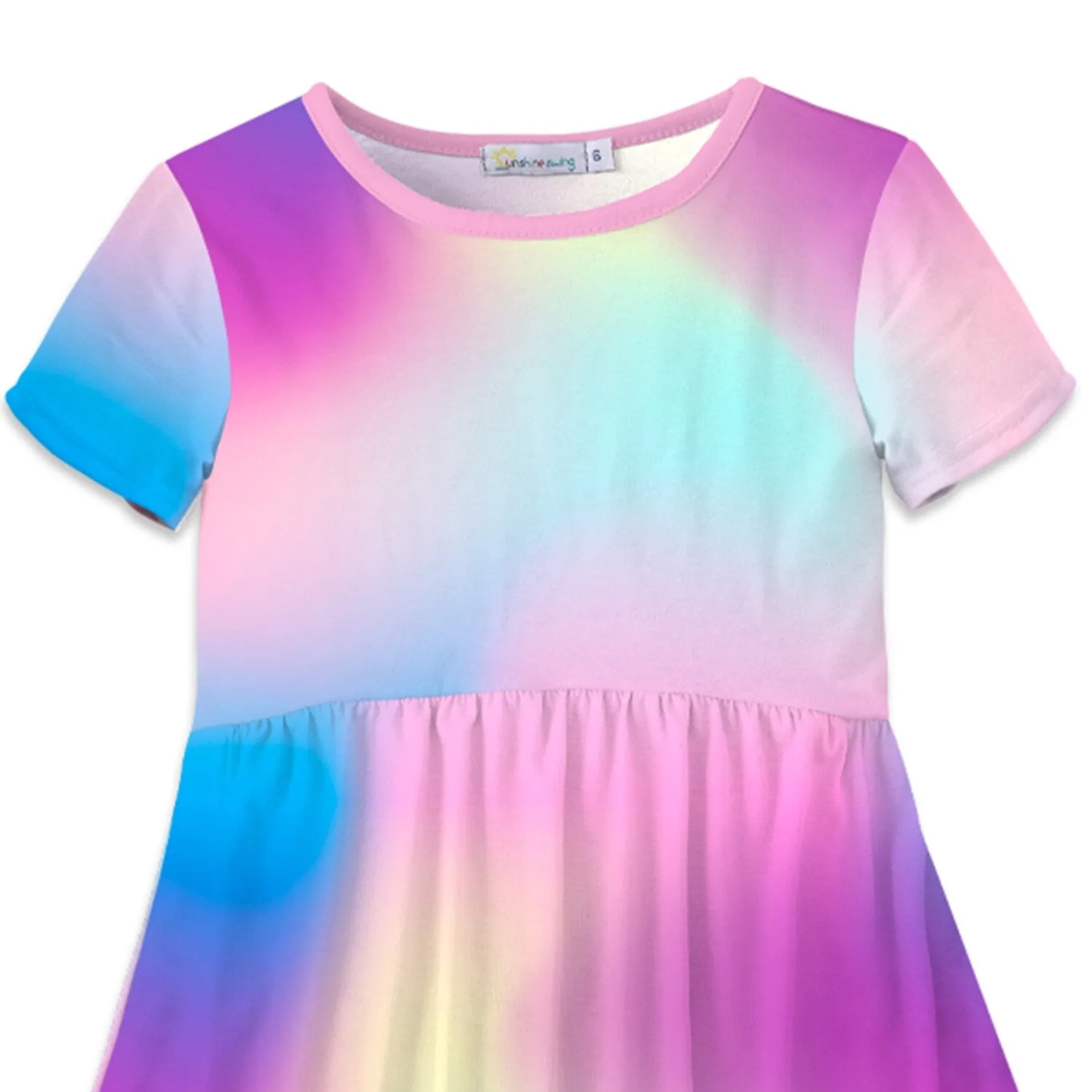 Light Pink & Blue Ombre A-Line Dress sold by Zulily product image thumbnail 2
