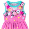 Pink Floral Tank Dress sold by Zulily