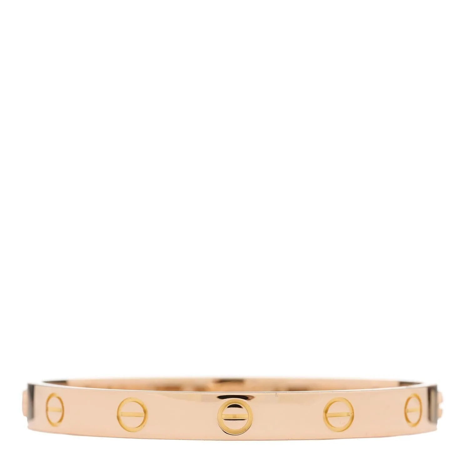 Cartier 18K Pink Gold LOVE Bracelet 16 (Pre-Owned) - Pink Gold sold by Zulily