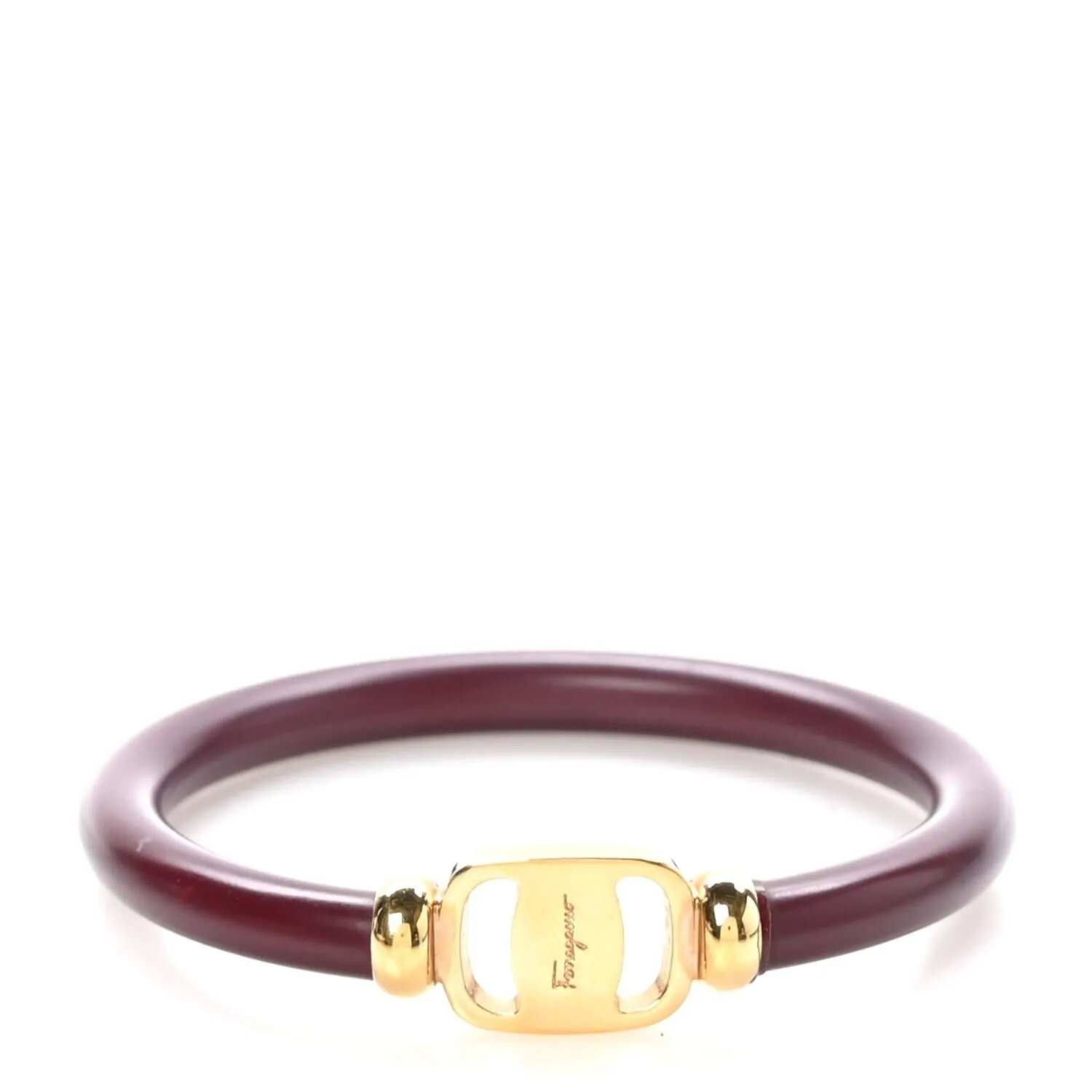 Ferragamo Bracelet (Pre-Owned) - Bordeaux sold by Zulily