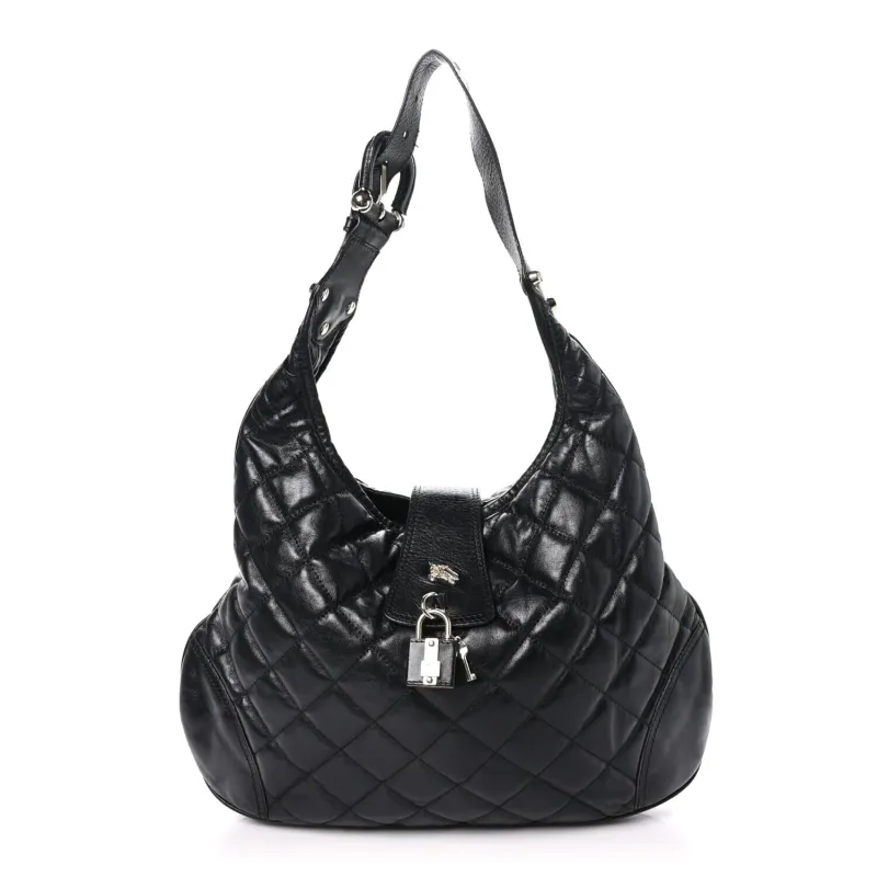 Burberry Quilted Lock Hobo Bag (Pre-Owned) sold by Zulily