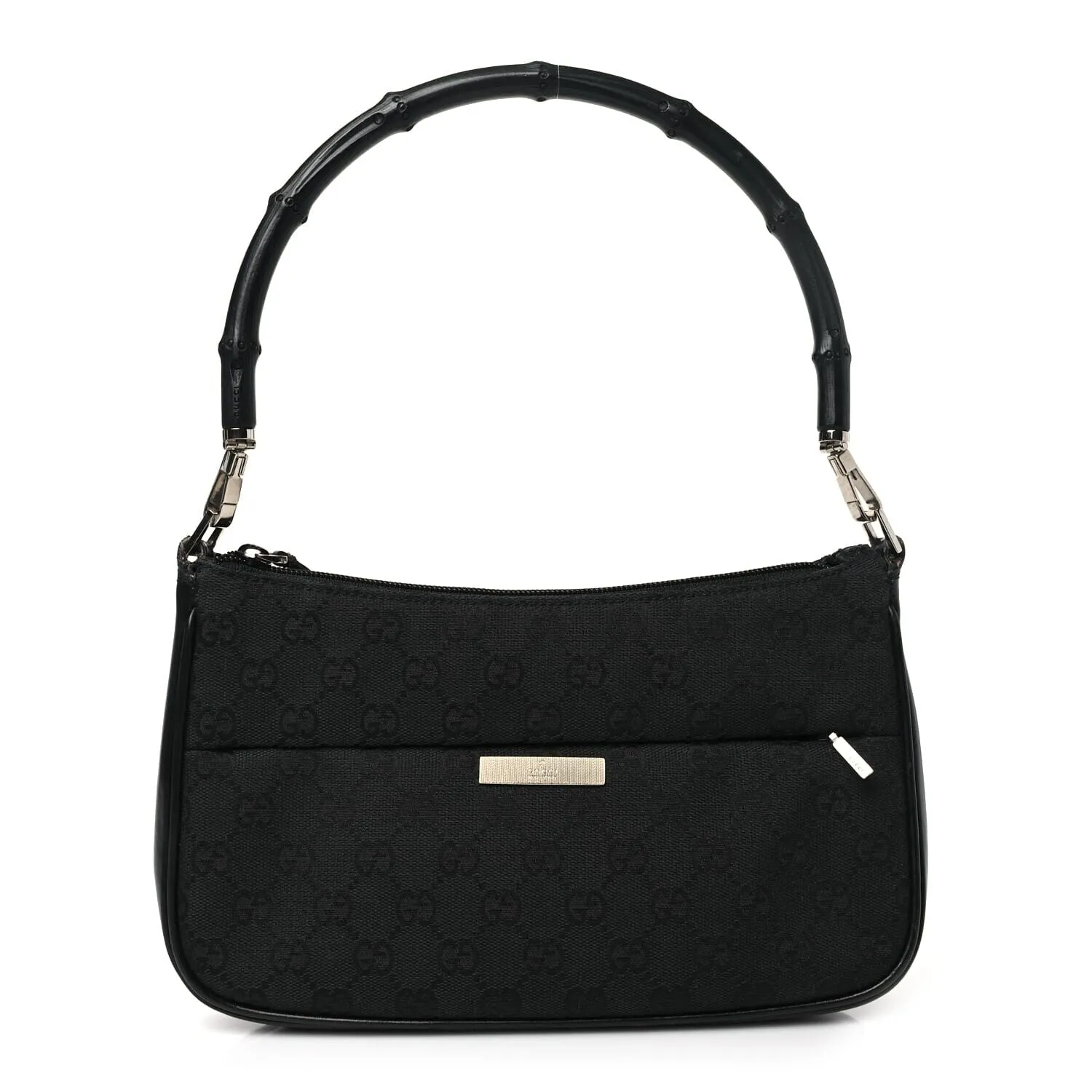 Gucci Bamboo Shoulder Bag GG Canvas (Pre-Owned) sold by Zulily
