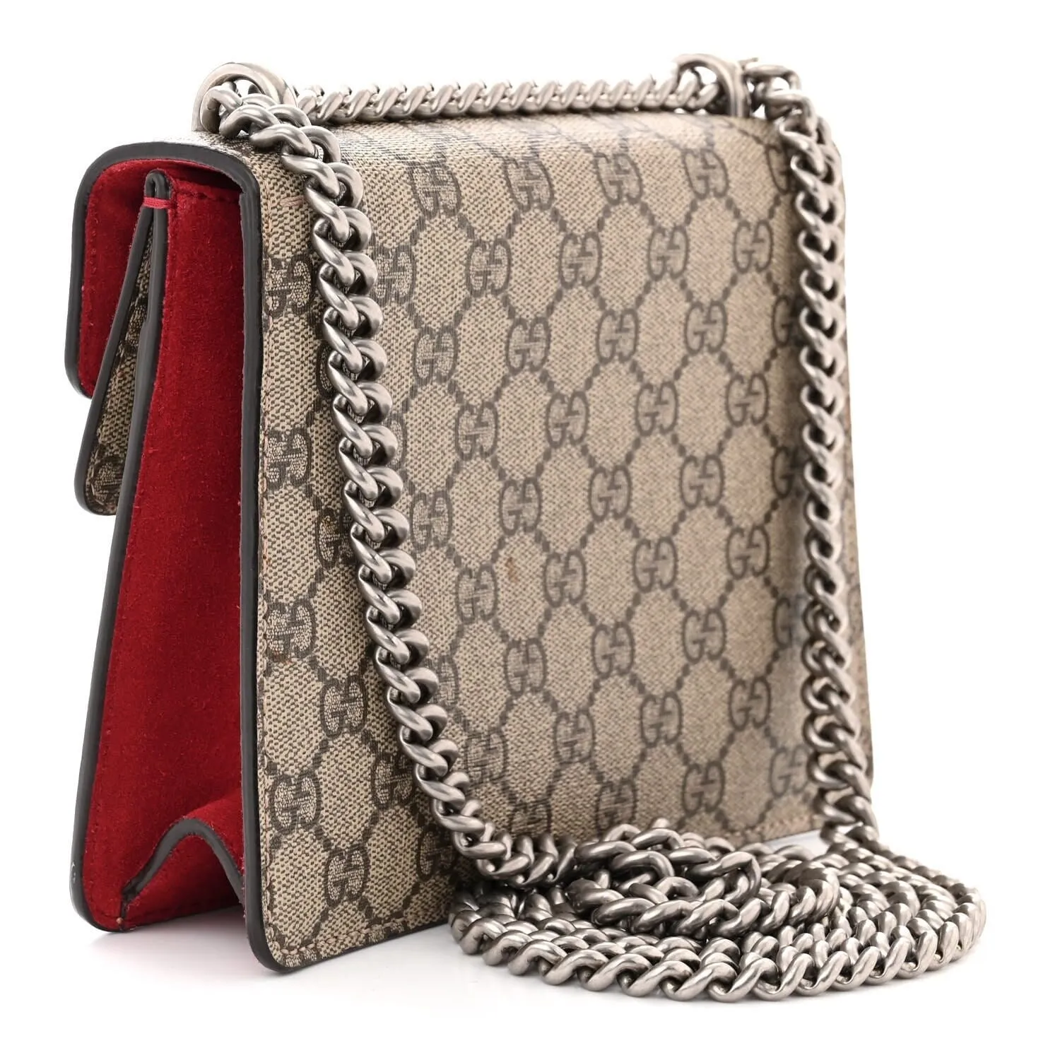 Gucci GG Supreme Monogram Mini Dionysus Shoulder Bag Taupe (Pre-Owned) sold by Zulily product image thumbnail 3