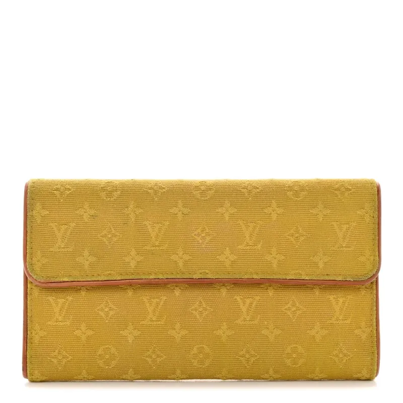 Louis Vuitton Mini Monogram Porte Tresor International Wallet Yellow (Pre-Owned) sold by Zulily