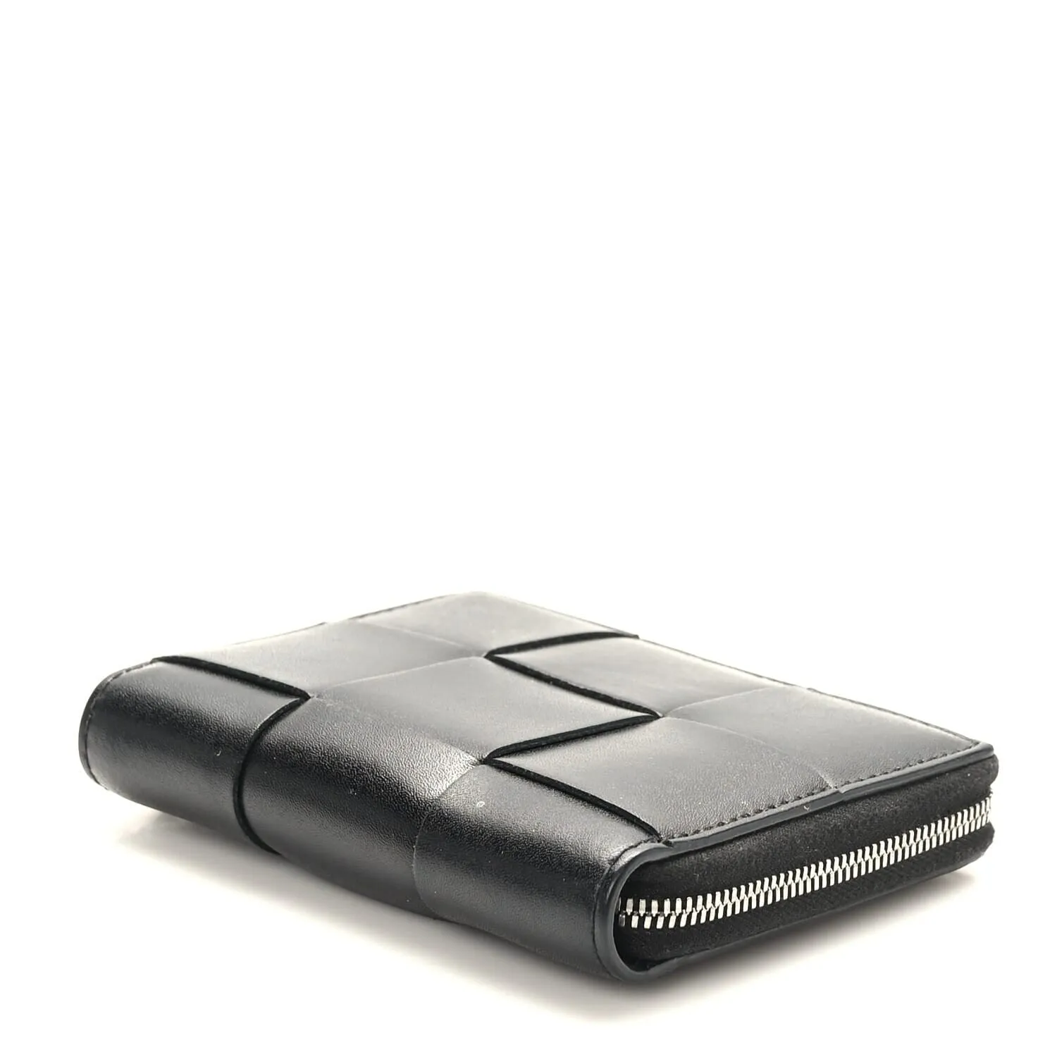 Bottega Veneta Nappa Maxi Intrecciato Zip Around Wallet Black (Pre-Owned) sold by Zulily product image thumbnail 4