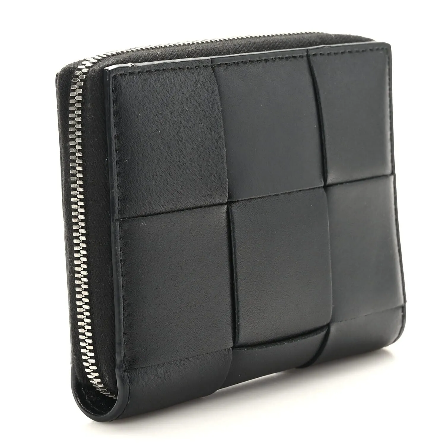 Bottega Veneta Nappa Maxi Intrecciato Zip Around Wallet Black (Pre-Owned) sold by Zulily product image thumbnail 3