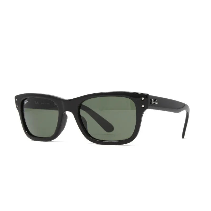 Black Men's Plastic Sunglasses Green Lens sold by Zulily