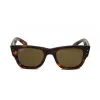 Striped Havana Mega Wayfarer Plastic Sunglasses Polarized sold by Zulily