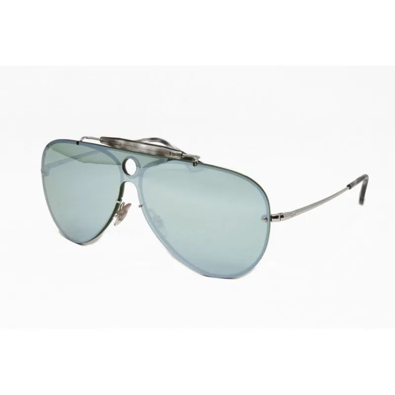 Silver Aviator Metal Sunglasses Green Mirror Silver Lens sold by Zulily