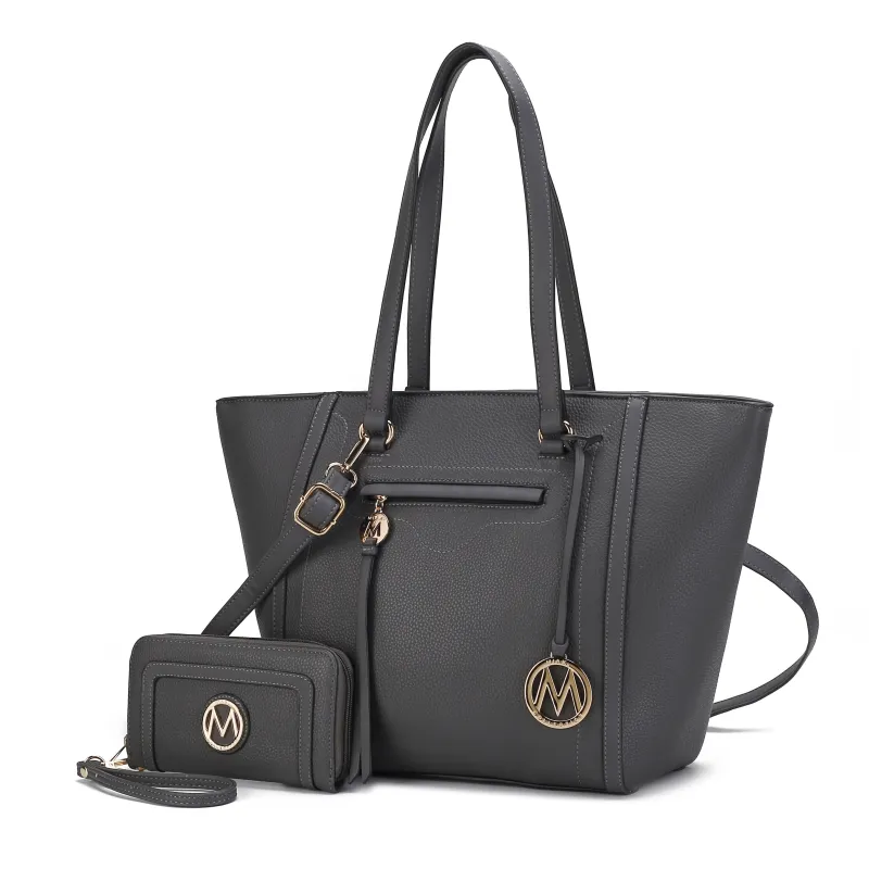 Alexandra Vegan Leather Women's Tote Bag with Wallet sold by Zulily