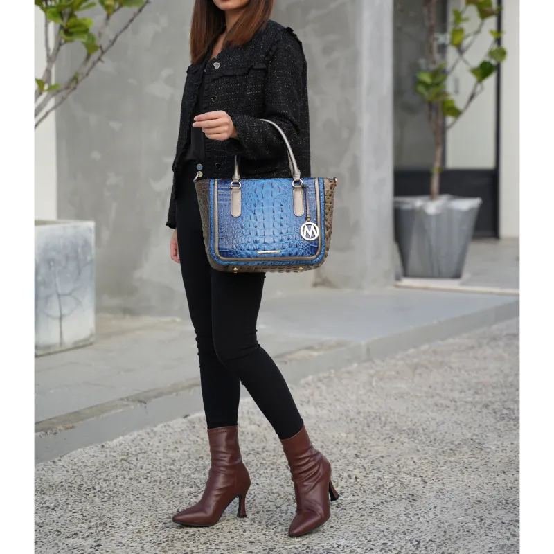 Bonnie Embossed Vegan Leather Women's Satchel & Wallet Bag sold by Zulily