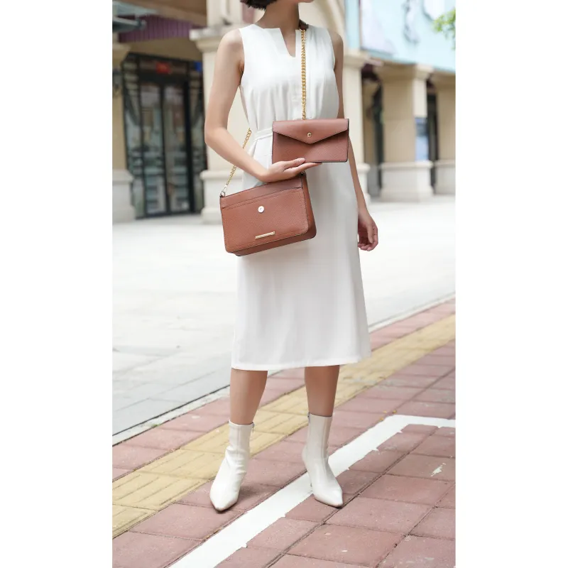 Maribel Vegan Leather Women's 3-in-1 Crossbody Bag sold by Zulily