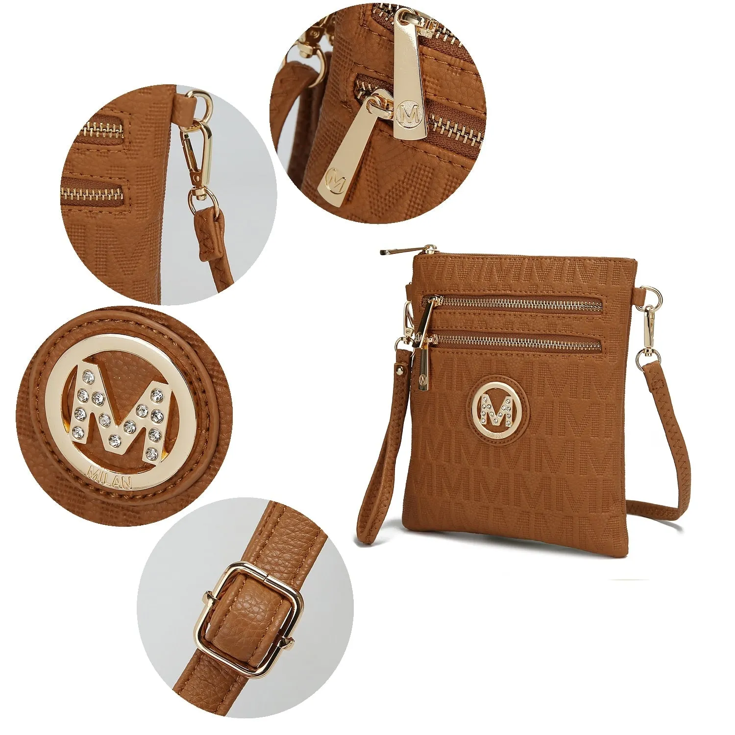 Andrea Milan M Signature Crossbody Bag sold by Zulily product image thumbnail 3