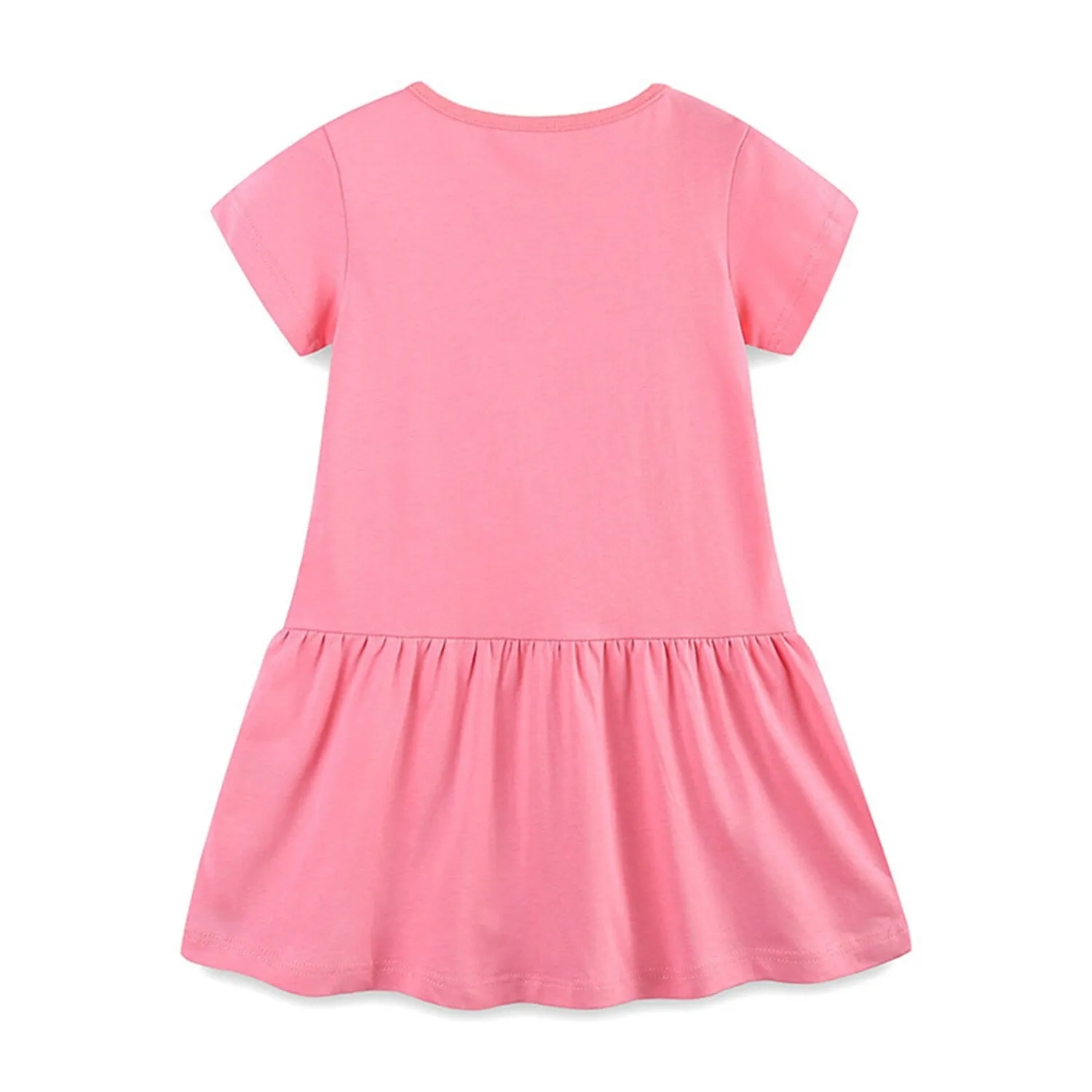 Pink Floral & "All Is Love" Short-Sleeve Dress sold by Zulily product image thumbnail 2