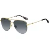 Maisie Gold Black Women's Aviator Metal Sunglasses sold by Zulily