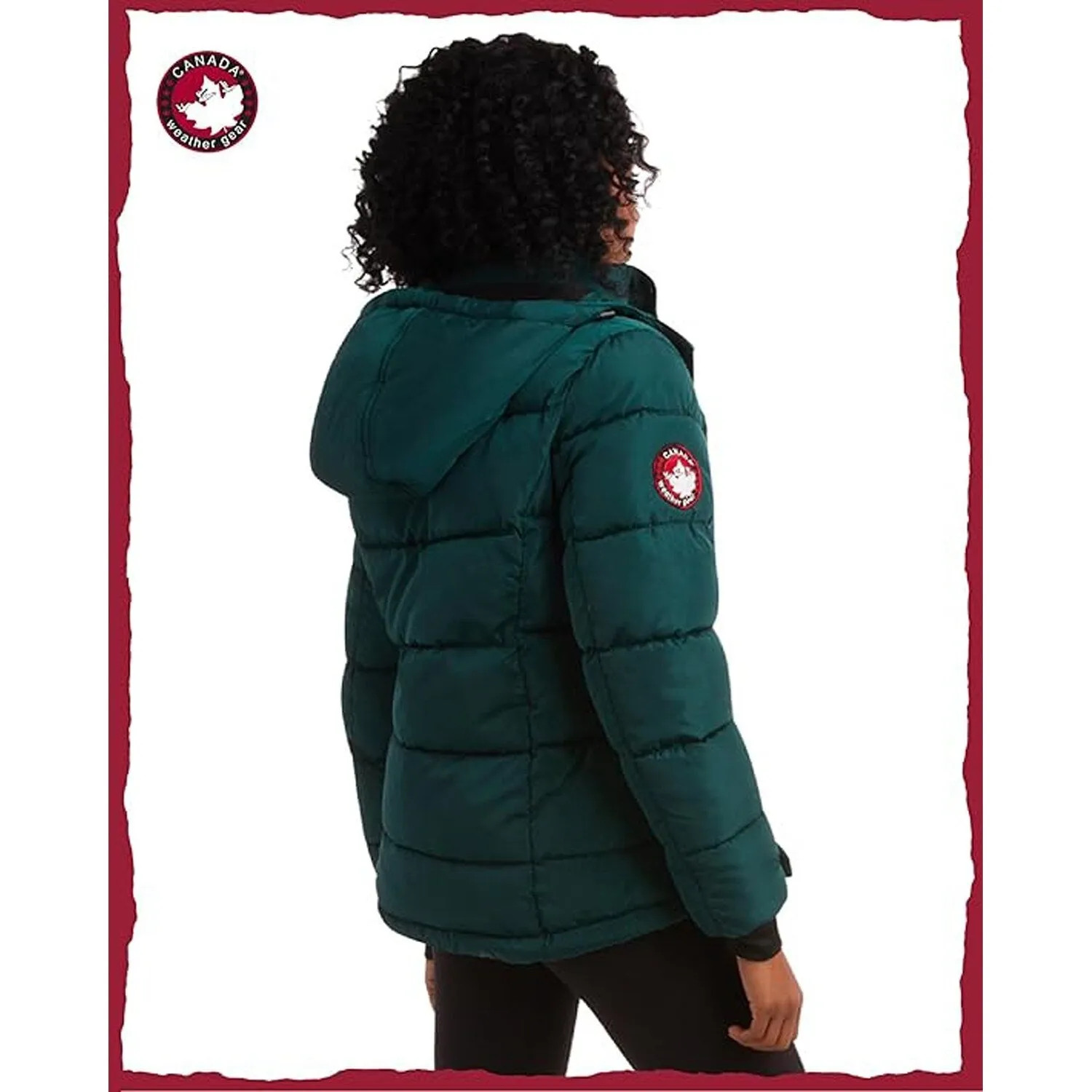 Plus - Women's Quilted Heavyweight Puffer Parka sold by Zulily product image thumbnail 2