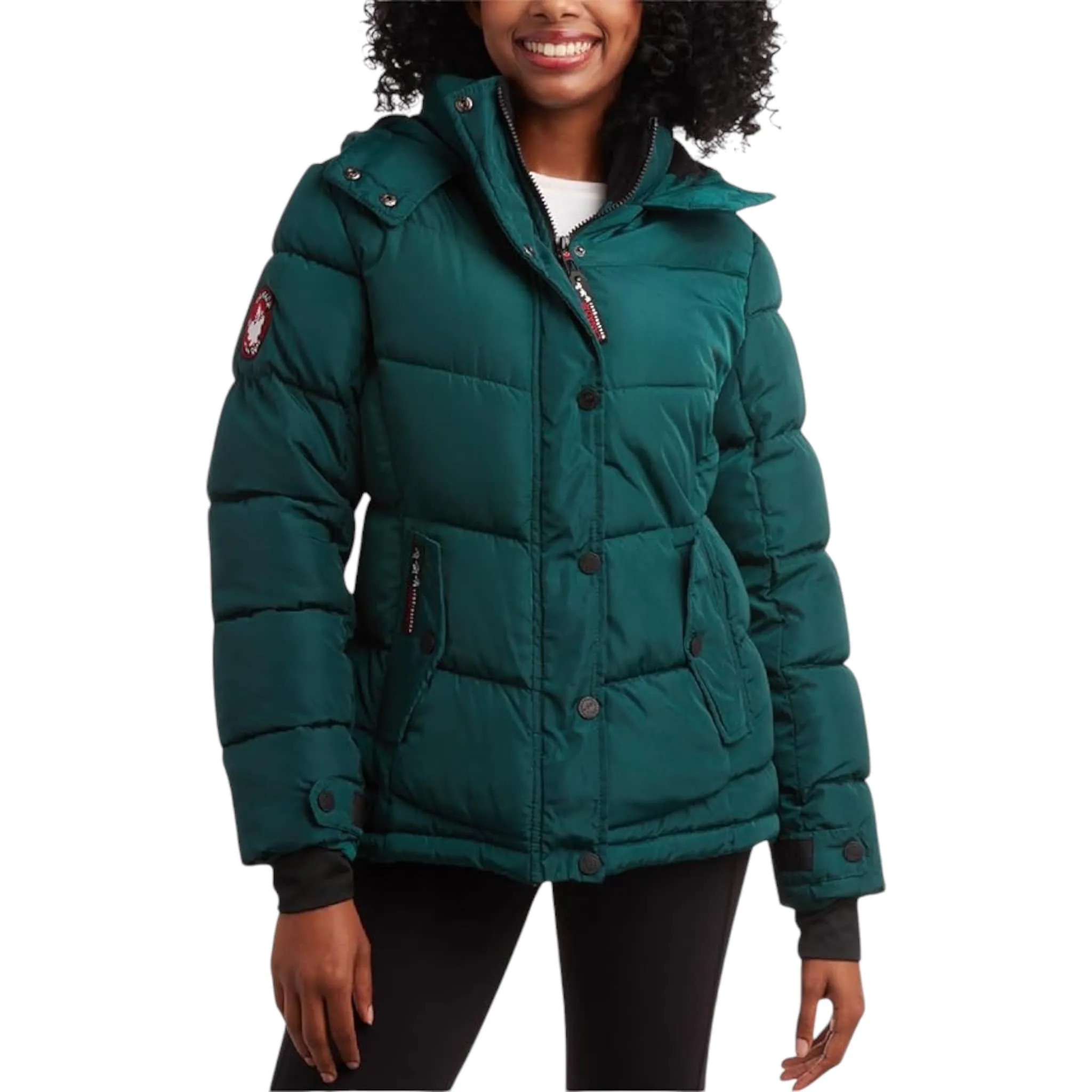 Plus - Women's Quilted Heavyweight Puffer Parka sold by Zulily
