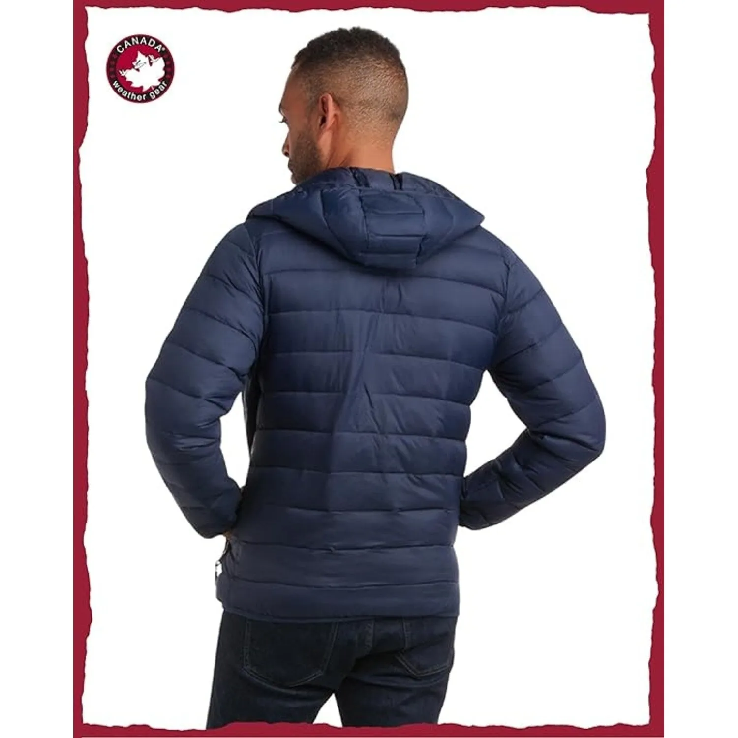 Men's Lightweight Packable Bubble Coat sold by Zulily product image thumbnail 2