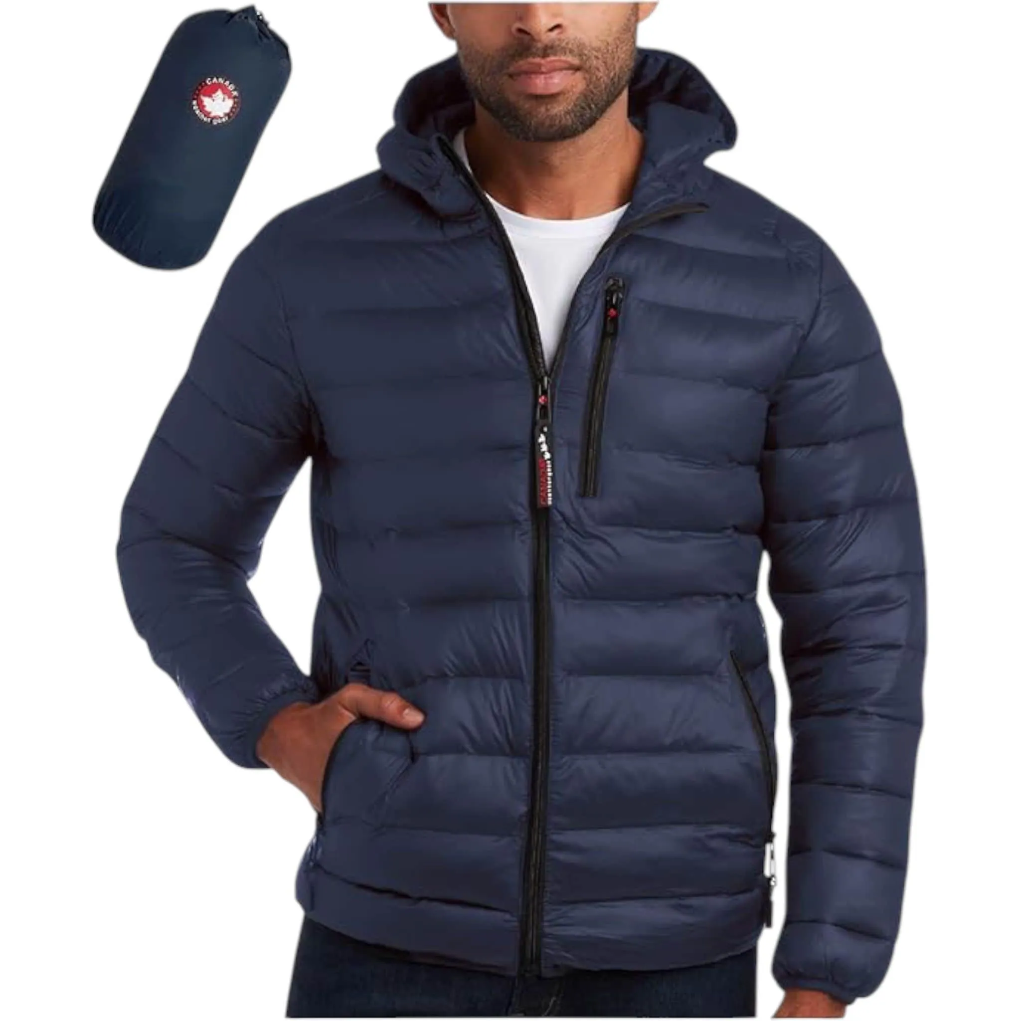 Men's Lightweight Packable Bubble Coat sold by Zulily